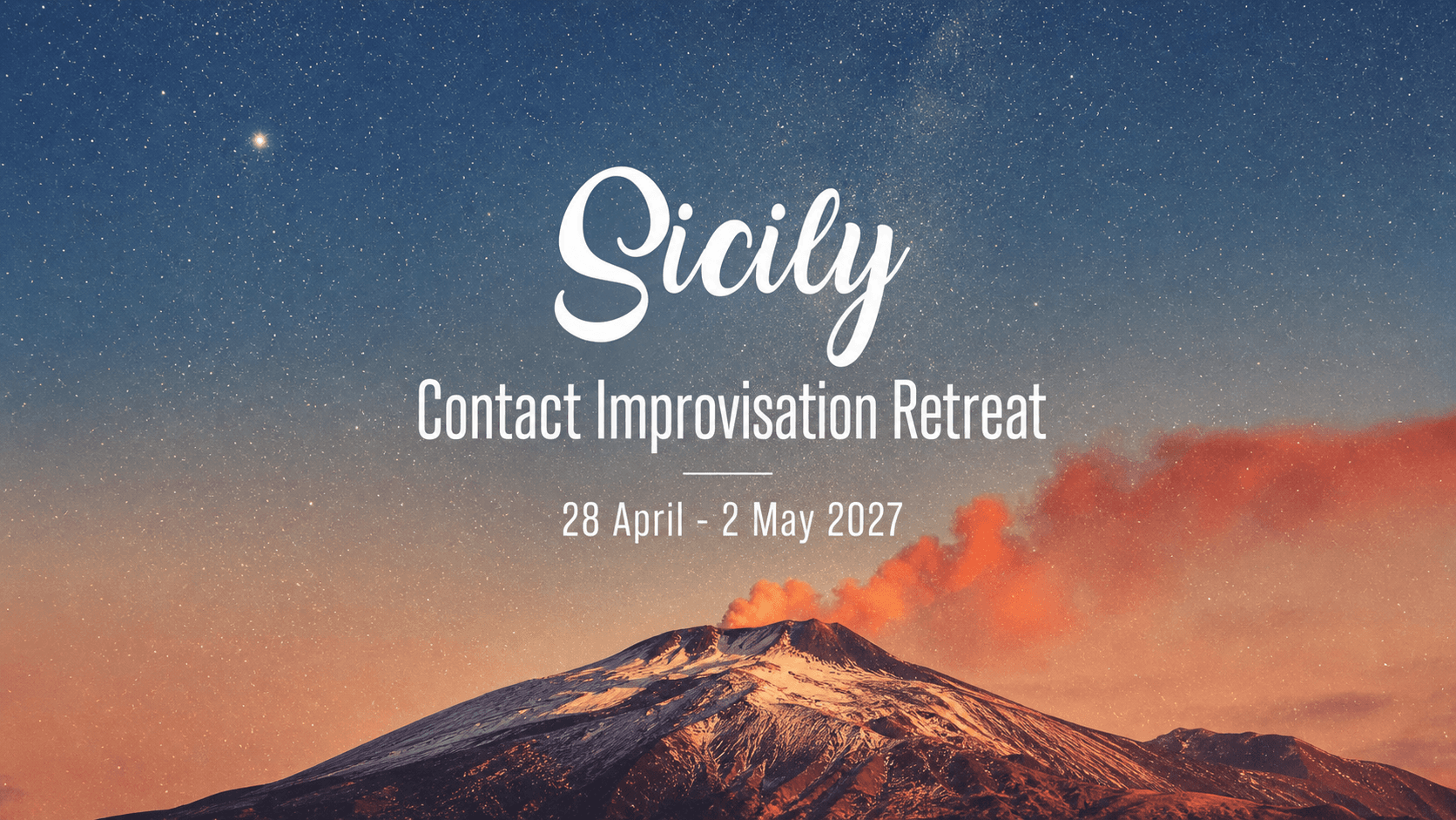 Sicily Contact Improv Retreat - Third Edition