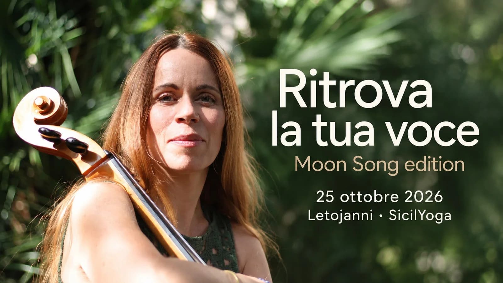 Ritrova la tua voce – Moon Song edition